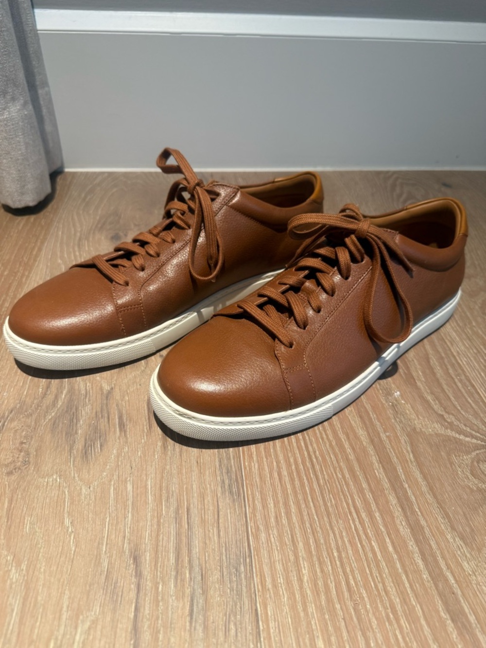 ALLEN EDMUNDS Courtside Lace-up Sneaker 
NEW Never Worn 
Color “Chili Leather”